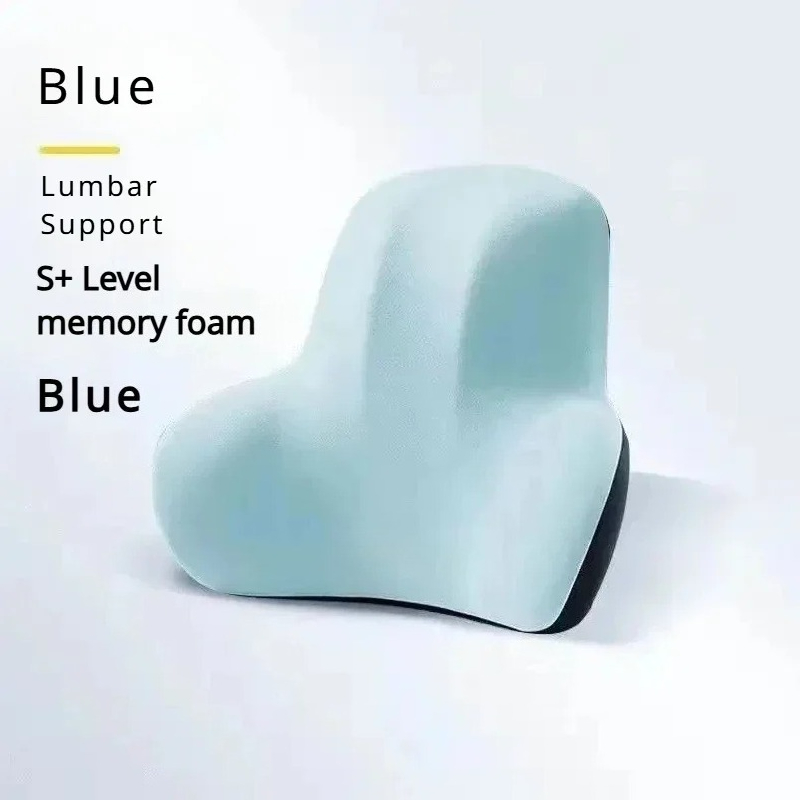Memory Foam Car Neck Pillow Lumbar Support - 2025 Verbessertes Orthopädisches Memory-Schaum Lendenkissen Rückenstützkissen