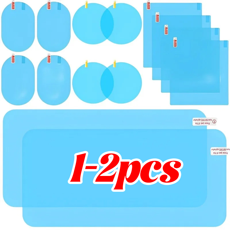Anti Glare Car Rearview Mirror Film - Auto Rückspiegel Schutzfolie Seitenfenster Aufkleber Anti