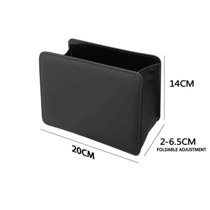 Waterproof Car Trash Can With Lid - Auto-Mülleimer-Tür-Aufbewahrungsbox, faltbare Hängetasche für die Rückenlehne,