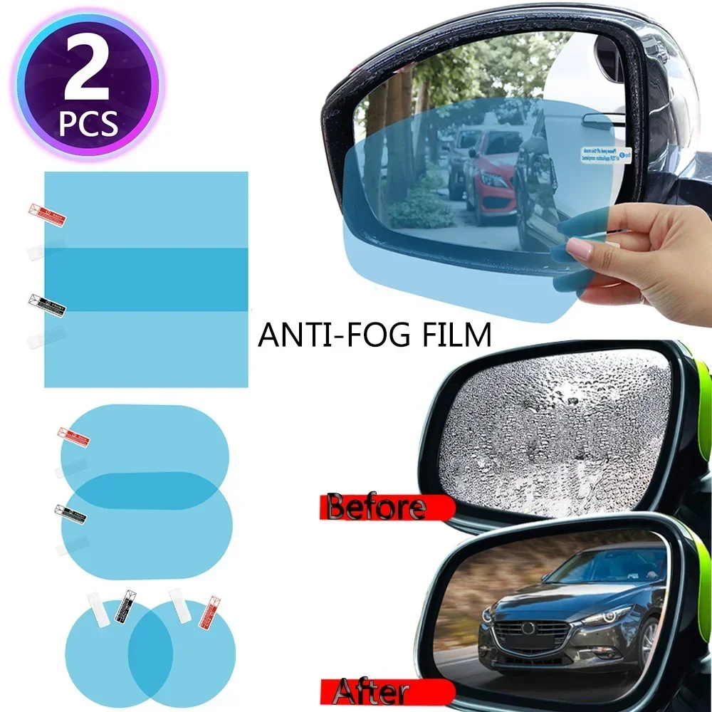 Anti Glare Car Rearview Mirror Film - Schutzfolie für Auto-Rückspiegel, Anti-Beschlag-Membran, Anti-Blendung, wasserdicht,