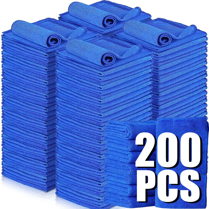 Microfiber Car Drying Towel Super Absorbent - 10/200PCS Mikrofaser Auto Reinigung Handtücher Super