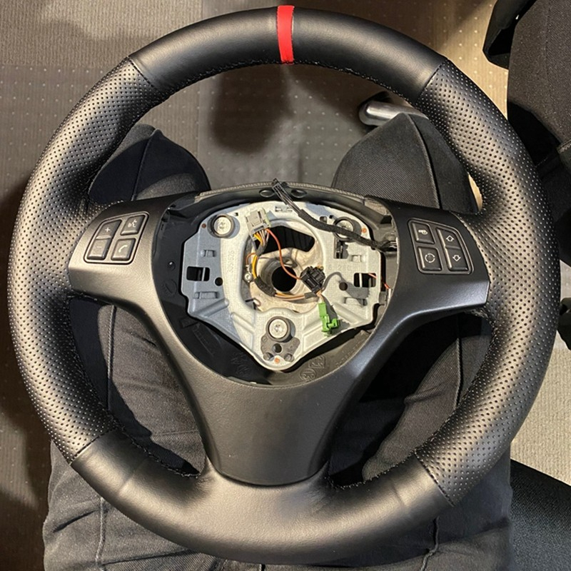 Car Steering Wheel Cover Anti Slip Breathable - Anti-Slip Auto Zubehör Schwarz Leder Auto