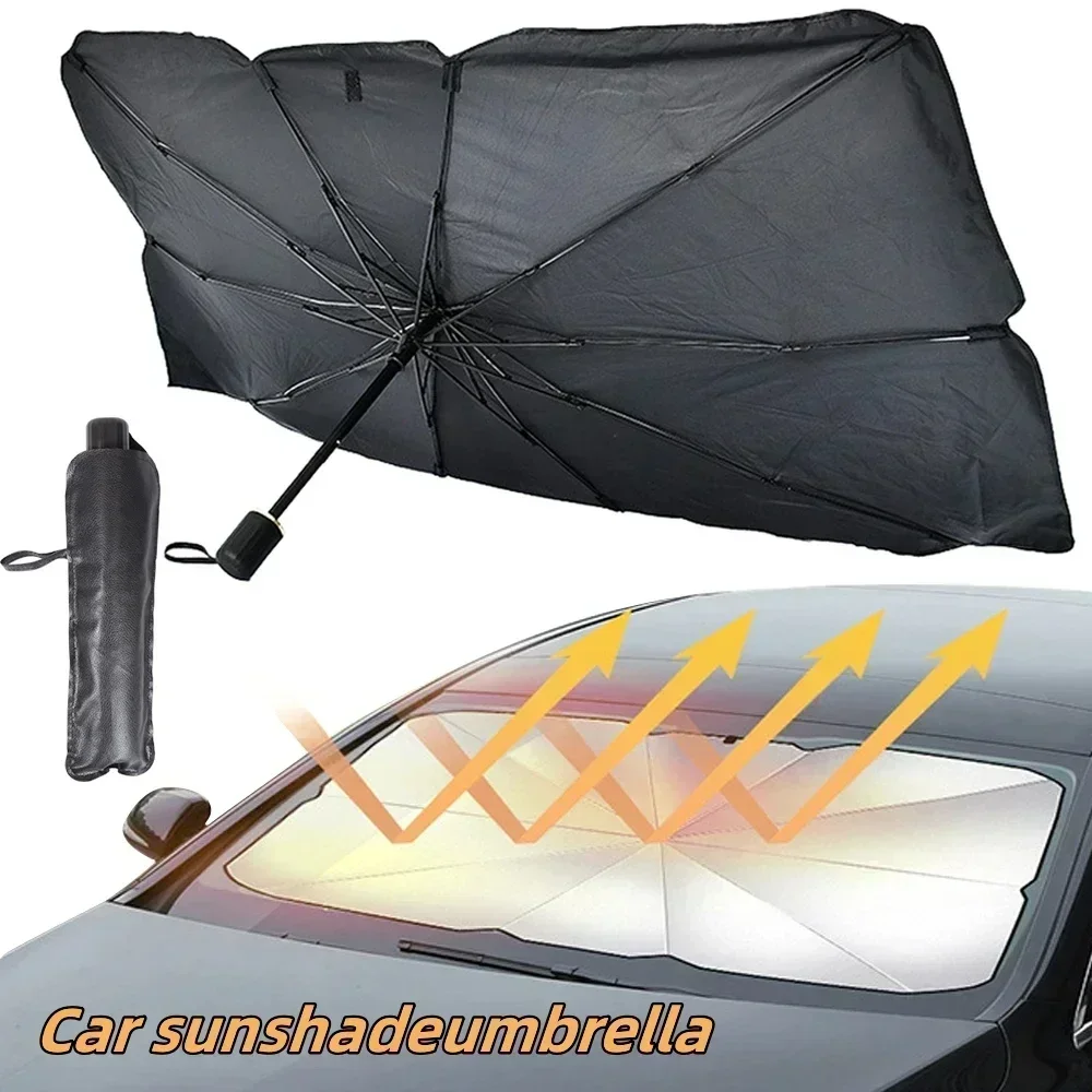 Car Sunshade Windshield Umbrella Foldable - Auto-Windschutzscheiben-Sonnenschutz Regenschirm Faltbarer Sonnenschutz Frontscheibenabdeckung für