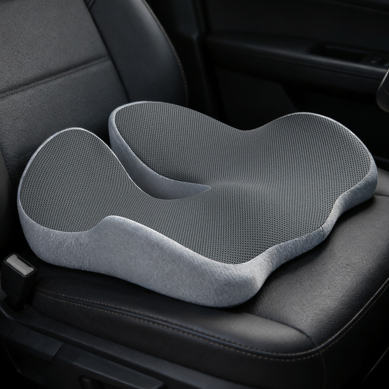 Memory Foam Car Neck Pillow Lumbar Support - Tragbares Autositzkissen aus Memory-Schaum mit langsamer