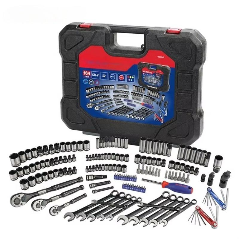 Auto Repair Tools - 164-teiliger PC-Mechaniker-Werkzeugkasten-Satz 1/4