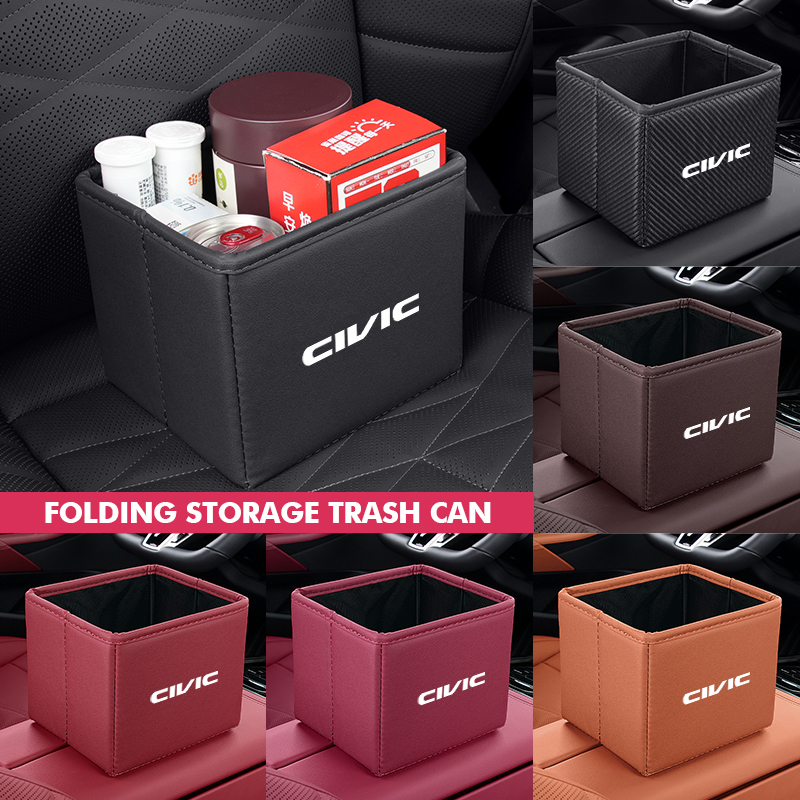Waterproof Car Trash Can With Lid - Auto-Mülleimer, faltbar, wasserdicht, Organizer-Tasche für Honda