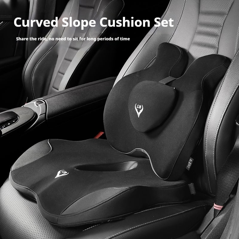 Memory Foam Car Neck Pillow Lumbar Support - Memory Foam Bürostuhl Kissen Auto Sitz