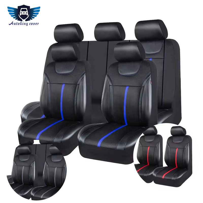 AUTOKING PU-Leder und Netzstof – Leather Car Seat Covers Full Set Universal Bewertung und Preis