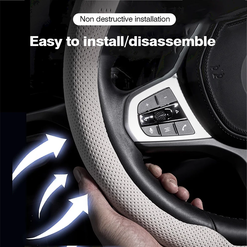 Kompatibel mit Cupra Tavascan  – Car Steering Wheel Cover Anti Slip Breathable Bewertung und Preis