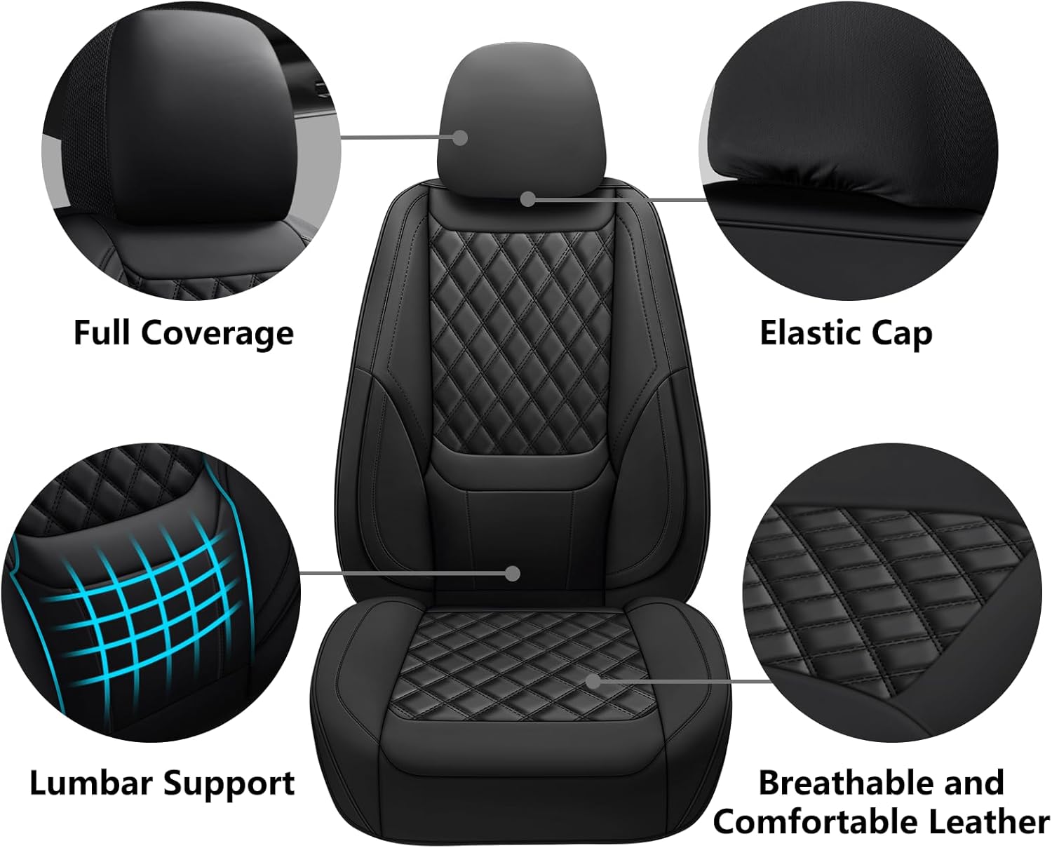 Großhandel Universelle Kunstle – Leather Car Seat Covers Full Set Universal Bewertung und Preis