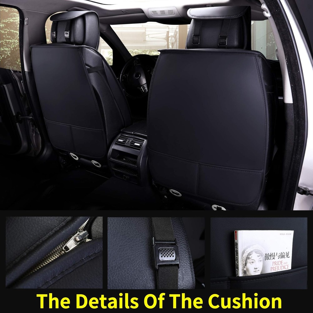 5-teilige Autositzbezüge, komp – Leather Car Seat Covers Full Set Universal Bewertung und Preis