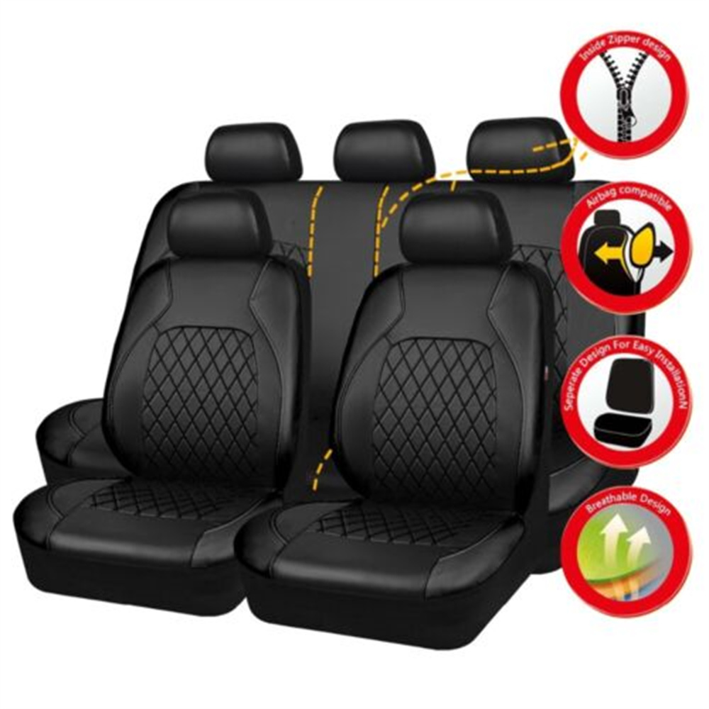 Universal Auto Sitz Abdeckung  – Leather Car Seat Covers Full Set Universal Bewertung und Preis