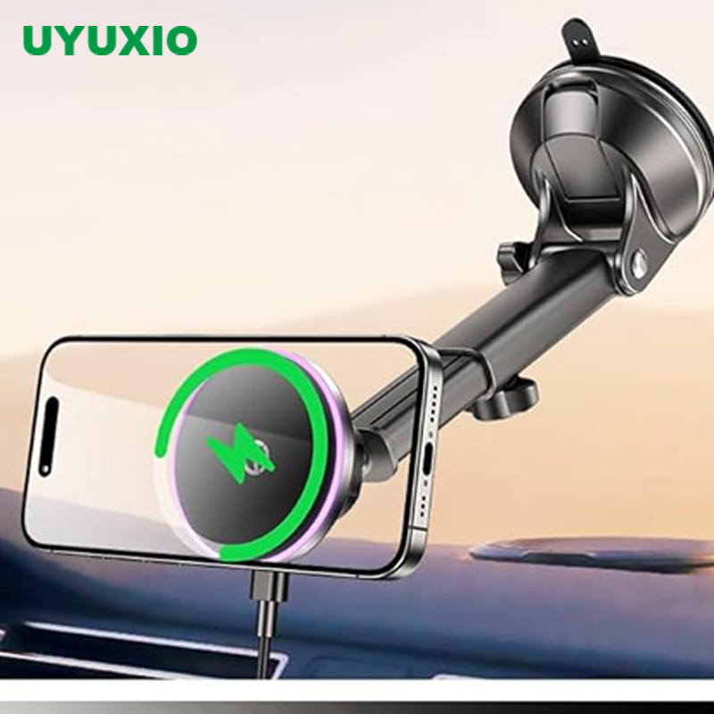 UYUXIO 15 W Schnellladung Magn – Wireless Car Charger Mount Fast Charging Bewertung und Preis