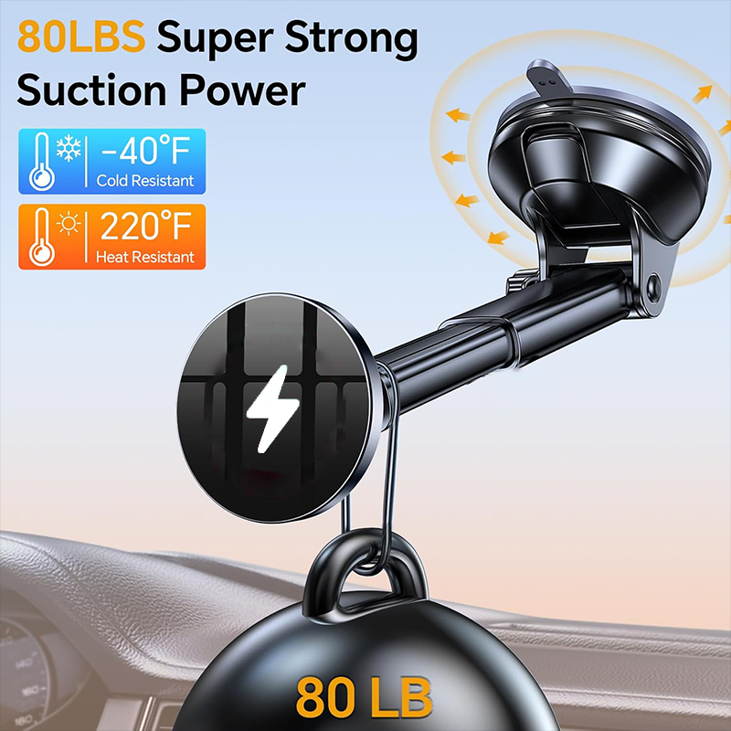 UYUXIO 15 W Schnellladung Magn – Wireless Car Charger Mount Fast Charging Bewertung und Preis