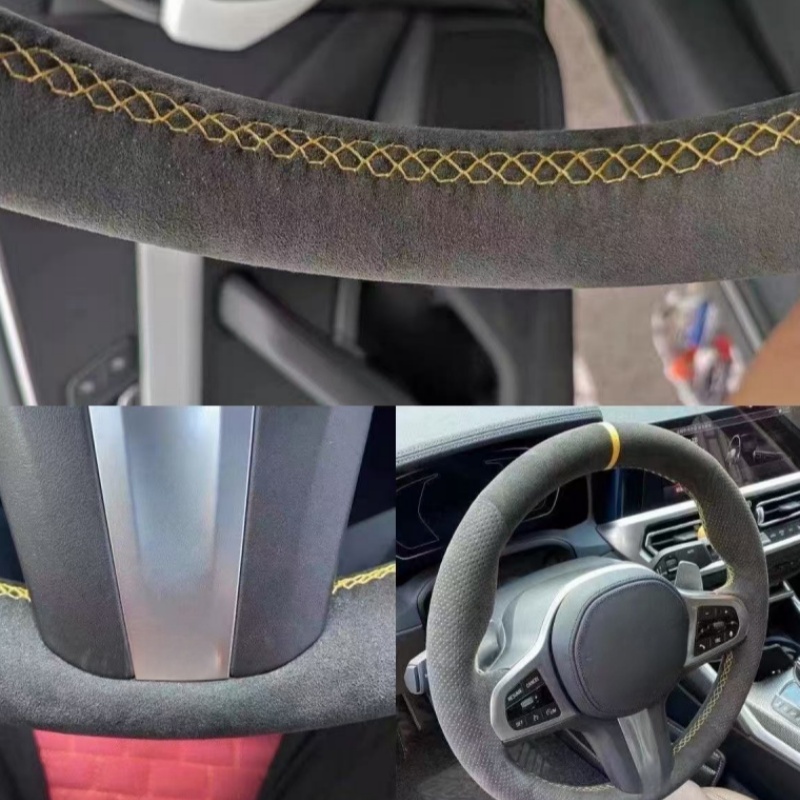 Maßgefertigter Rutschfester Le – Car Steering Wheel Cover Anti Slip Breathable Bewertung und Preis