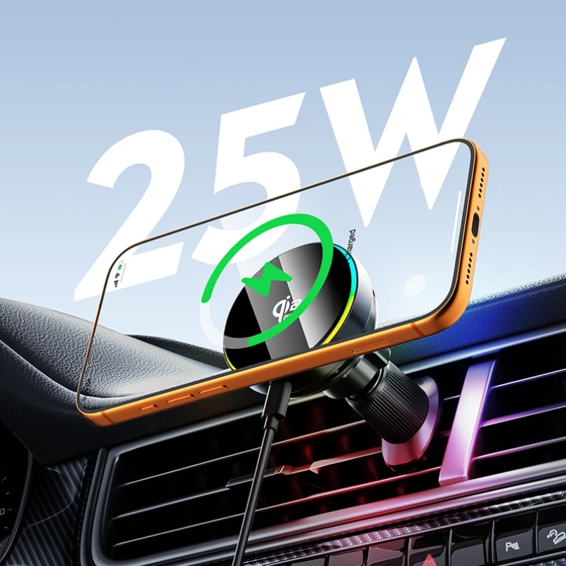 Qi2 25W Magnetische Kabellose  – Wireless Car Charger Mount Fast Charging Bewertung und Preis