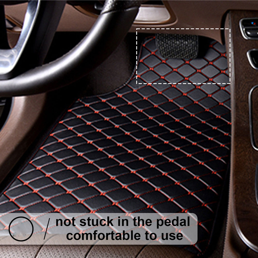 5 teile/satz Leder Auto Fußmat – Car Floor Mats Universal Waterproof Leather Bewertung und Preis