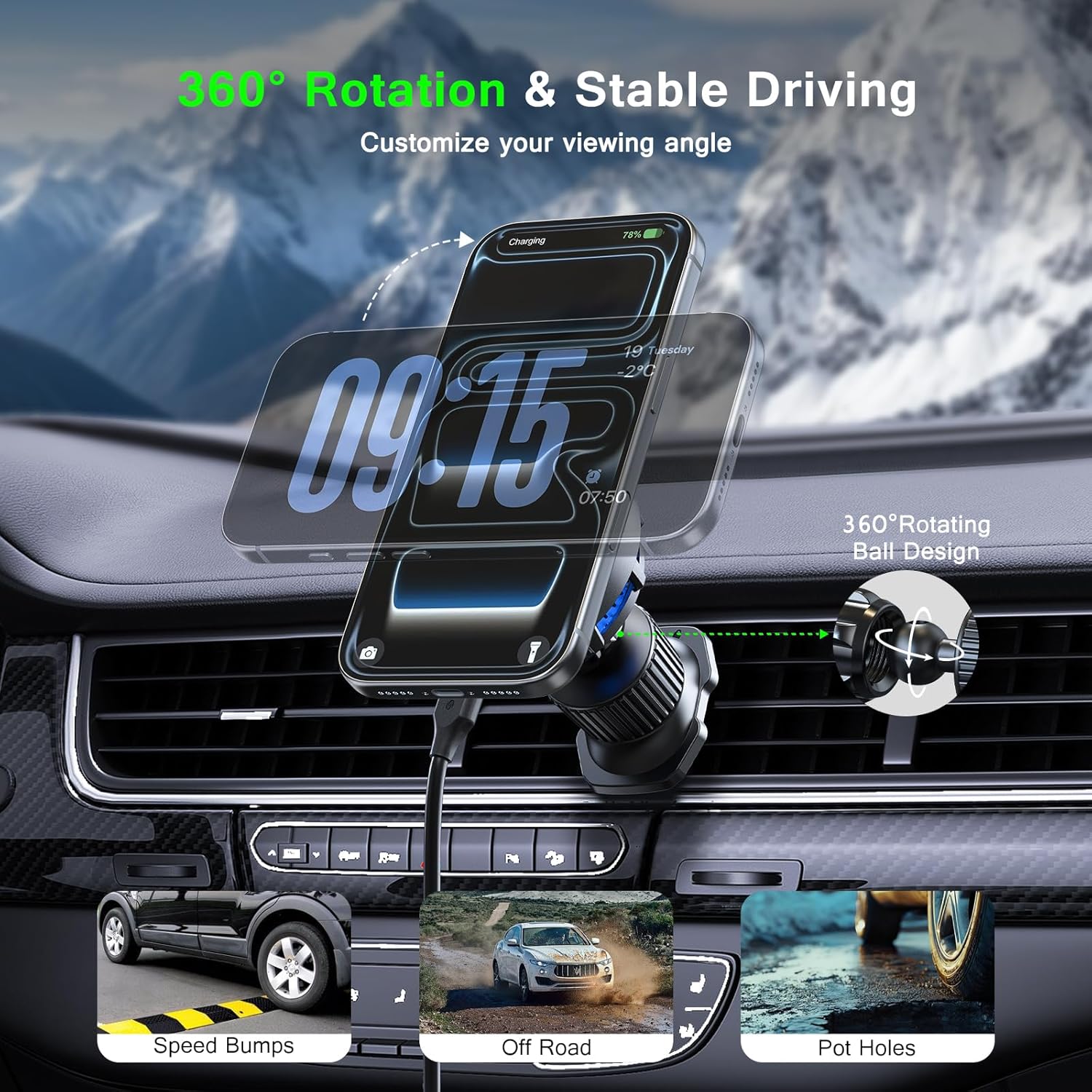 UYUXIO Unterhaltungselektronik – Magnetic Phone Holder For Car Vent Bewertung und Preis