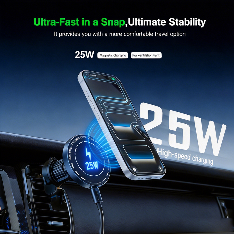 Leistungsstarkes 25W Magnetisc – Magnetic Phone Holder For Car Vent Bewertung und Preis