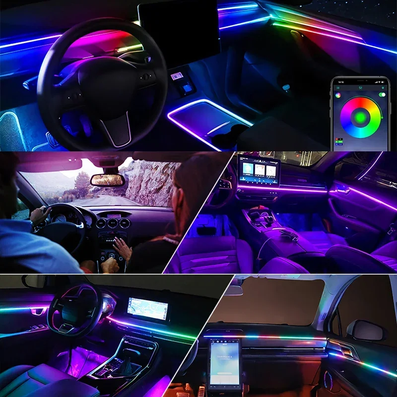 22-in-1 Premium Automotive LED – Led Ambient Interior Car Lights App Control Bewertung und Preis