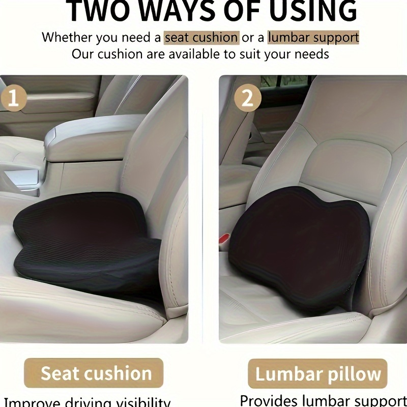 2-in-1 Autositzkissen Lendenki – Memory Foam Car Neck Pillow Lumbar Support Bewertung und Preis