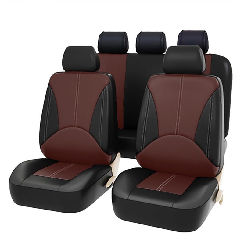 Universelle Schwarze PU-Leder  – Leather Car Seat Covers Full Set Universal Bewertung und Preis